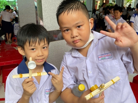 NGÀY HỘI TRẢI NGHIỆM STEM TẠI TRƯỜNG TIỂU HỌC BÌNH TRỊ ĐÔNG