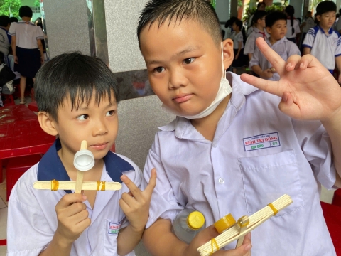 NGÀY HỘI TRẢI NGHIỆM STEM TẠI TRƯỜNG TIỂU HỌC BÌNH TRỊ ĐÔNG