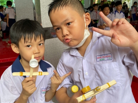 NGÀY HỘI TRẢI NGHIỆM STEM TẠI TRƯỜNG TIỂU HỌC BÌNH TRỊ ĐÔNG