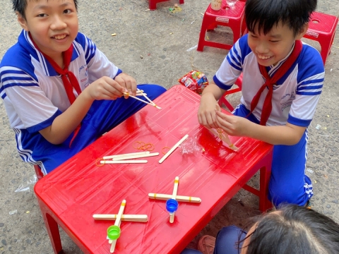 NGÀY HỘI TRẢI NGHIỆM STEM TẠI TRƯỜNG TIỂU HỌC BÌNH TRỊ ĐÔNG