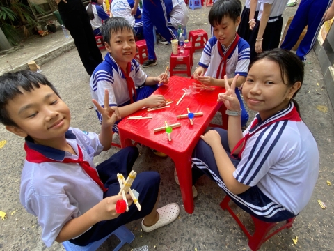 NGÀY HỘI TRẢI NGHIỆM STEM TẠI TRƯỜNG TIỂU HỌC BÌNH TRỊ ĐÔNG