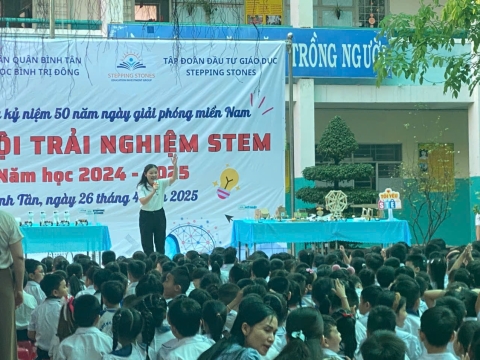 NGÀY HỘI TRẢI NGHIỆM STEM TẠI TRƯỜNG TIỂU HỌC BÌNH TRỊ ĐÔNG