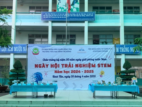 NGÀY HỘI TRẢI NGHIỆM STEM TẠI TRƯỜNG TIỂU HỌC BÌNH TRỊ ĐÔNG