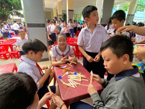 NGÀY HỘI TRẢI NGHIỆM STEM TẠI TRƯỜNG TIỂU HỌC BÌNH TRỊ ĐÔNG