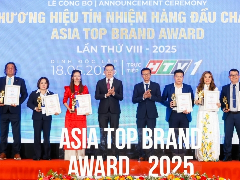 LỄ CÔNG BỐ THƯƠNG HIỆU TÍN NHIỆM HÀNG ĐẦU CHÂU Á – ASIA TOP BRAND AWARDS LẦN THỨ 8 - NĂM 2025