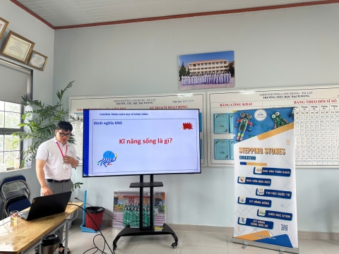 STEPPING STONES EDUCATION Tập huấn về giáo dục Kỹ Năng Sống cho trường tiểu học Bạch Đằng - Đà Lạt ngày 12/08/2026
