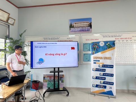 STEPPING STONES EDUCATION Tập huấn về giáo dục Kỹ Năng Sống cho trường tiểu học Bạch Đằng - Đà Lạt ngày 12/08/2026