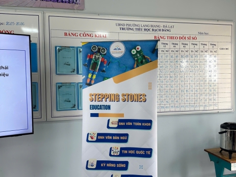 STEPPING STONES EDUCATION Tập huấn về giáo dục Kỹ Năng Sống cho trường tiểu học Bạch Đằng - Đà Lạt ngày 12/08/2026