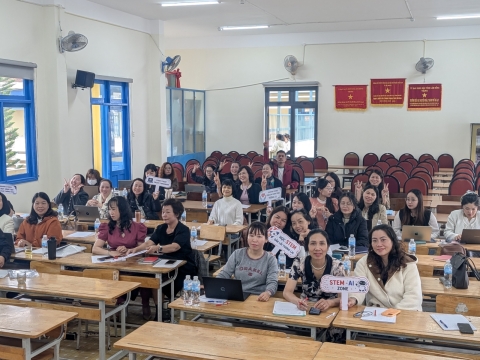 STEPPING STONES EDUCATION Tập huấn về giáo dục STEM và Trí tuệ nhân tạo cho trường tiểu học Nguyễn Trãi - Đà Lạt ngày 12/08/2026