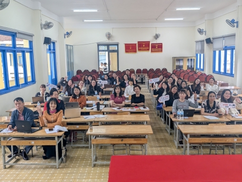 STEPPING STONES EDUCATION Tập huấn về giáo dục STEM và Trí tuệ nhân tạo cho trường tiểu học Nguyễn Trãi - Đà Lạt ngày 12/08/2026