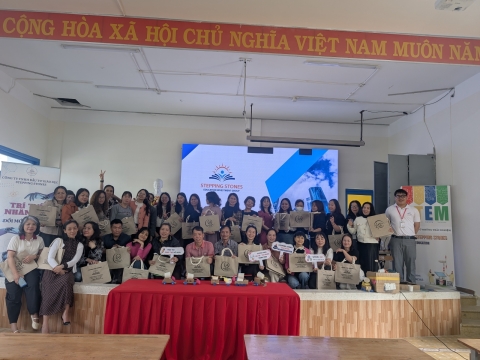 STEPPING STONES EDUCATION Tập huấn về giáo dục STEM và Trí tuệ nhân tạo cho trường tiểu học Nguyễn Trãi - Đà Lạt ngày 12/08/2026