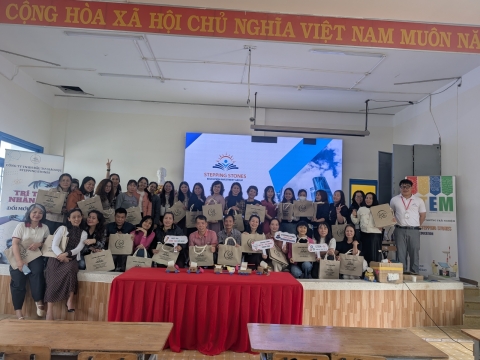 STEPPING STONES EDUCATION Tập huấn về giáo dục STEM và Trí tuệ nhân tạo cho trường tiểu học Nguyễn Trãi - Đà Lạt ngày 12/08/2026