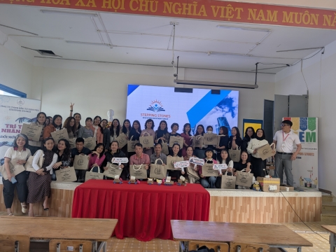 STEPPING STONES EDUCATION Tập huấn về giáo dục STEM và Trí tuệ nhân tạo cho trường tiểu học Nguyễn Trãi - Đà Lạt ngày 12/08/2026