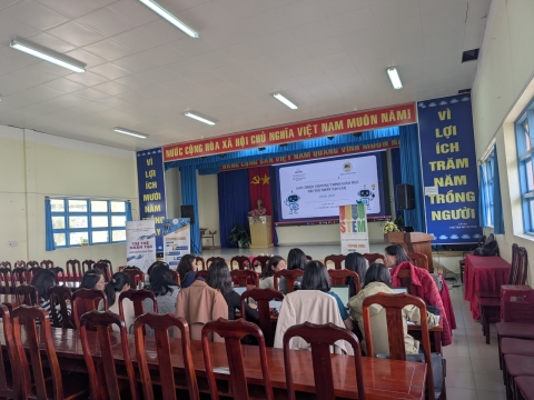 STEPPING STONES EDUCATION Tập huấn về giáo dục Trí tuệ nhân tạo cho trường tiểu học Lê Quý Đôn - Đà Lạt ngày 25-08-2026