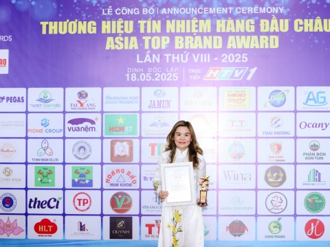 LỄ CÔNG BỐ THƯƠNG HIỆU TÍN NHIỆM HÀNG ĐẦU CHÂU Á – ASIA TOP BRAND AWARDS LẦN THỨ 8 - NĂM 2025