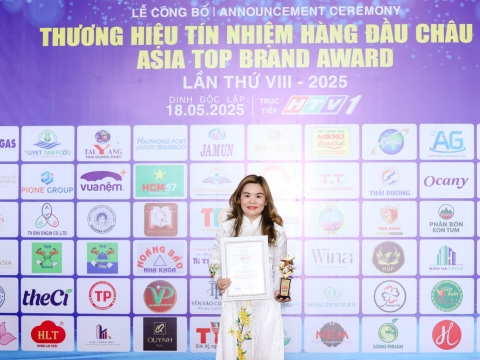 LỄ CÔNG BỐ THƯƠNG HIỆU TÍN NHIỆM HÀNG ĐẦU CHÂU Á – ASIA TOP BRAND AWARDS LẦN THỨ 8 - NĂM 2025