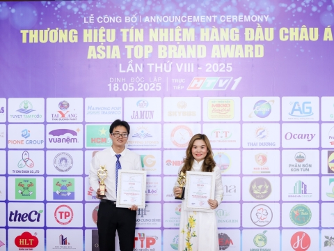 LỄ CÔNG BỐ THƯƠNG HIỆU TÍN NHIỆM HÀNG ĐẦU CHÂU Á – ASIA TOP BRAND AWARDS LẦN THỨ 8 - NĂM 2025