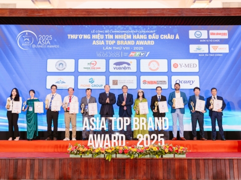 LỄ CÔNG BỐ THƯƠNG HIỆU TÍN NHIỆM HÀNG ĐẦU CHÂU Á – ASIA TOP BRAND AWARDS LẦN THỨ 8 - NĂM 2025
