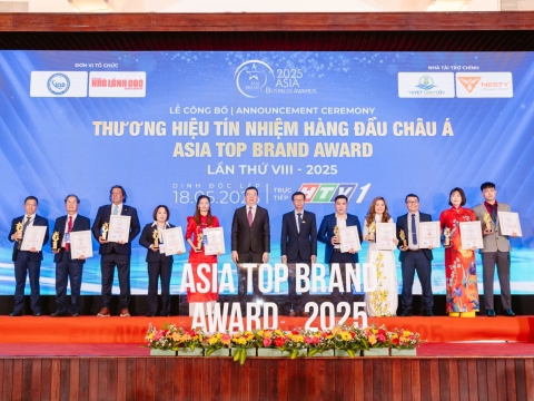 LỄ CÔNG BỐ THƯƠNG HIỆU TÍN NHIỆM HÀNG ĐẦU CHÂU Á – ASIA TOP BRAND AWARDS LẦN THỨ 8 - NĂM 2025