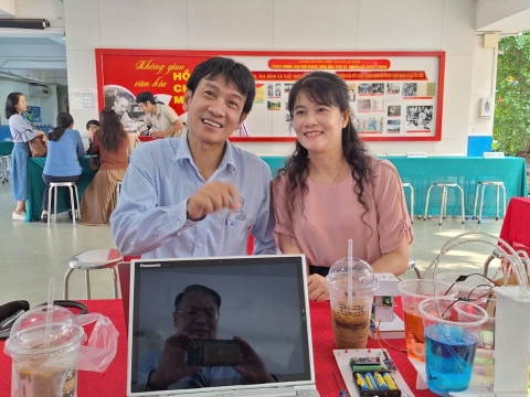 STEPPING STONES EDUCATION ĐỒNG HÀNH CÙNG THPT NGUYỄN AN NINH , TPHCM TRONG NGÀY HỘI TƯ VẤN TUYỂN SINH QUA HOẠT ĐỘNG TRẢI NGHIỆM STEM - AI