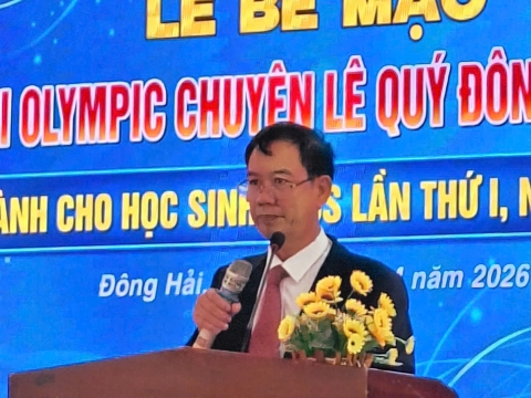 STEPPING STONES EDUCATION ĐỒNG HÀNH CÙNG KỲ THI OLYMPIC LẦN THỨ 1 THPT CHUYÊN LÊ QUÝ ĐÔNG - ĐÔNG HẢI