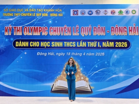 STEPPING STONES EDUCATION ĐỒNG HÀNH CÙNG KỲ THI OLYMPIC LẦN THỨ 1 THPT CHUYÊN LÊ QUÝ ĐÔNG - ĐÔNG HẢI