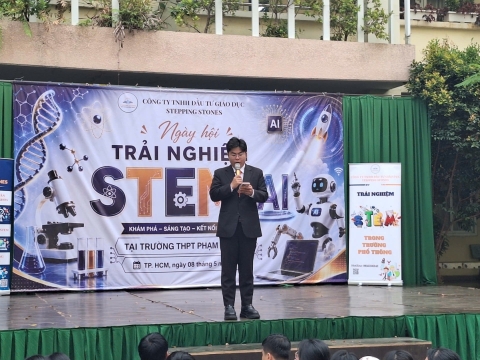 STEPPING STONES EDUCATION ĐỒNG HÀNH CÙNG THPT PHẠM PHÚ THỨ TẠI NGÀY HỘI STEM  AI TỔ CHỨC VÀO 8/5/ 2026
