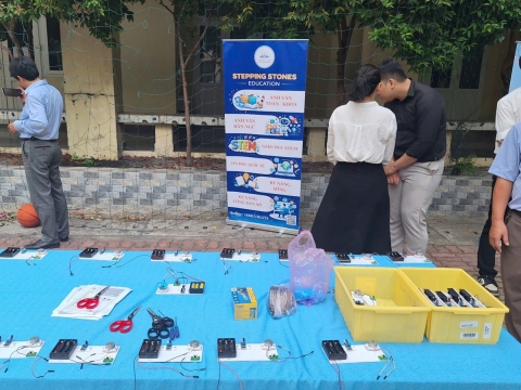 STEPPING STONES EDUCATION ĐỒNG HÀNH CÙNG THPT PHẠM PHÚ THỨ TẠI NGÀY HỘI STEM  AI TỔ CHỨC VÀO 8/5/ 2026