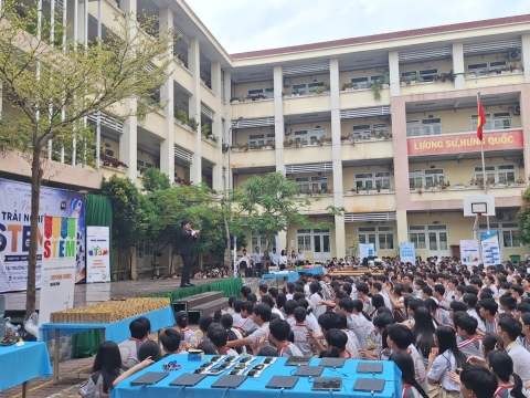 STEPPING STONES EDUCATION ĐỒNG HÀNH CÙNG THPT PHẠM PHÚ THỨ TẠI NGÀY HỘI STEM  AI TỔ CHỨC VÀO 8/5/ 2026