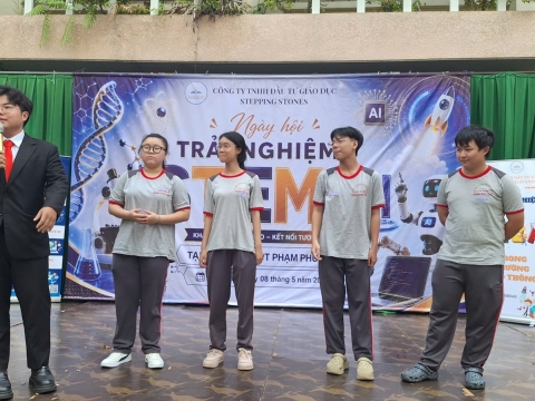 STEPPING STONES EDUCATION ĐỒNG HÀNH CÙNG THPT PHẠM PHÚ THỨ TẠI NGÀY HỘI STEM  AI TỔ CHỨC VÀO 8/5/ 2026
