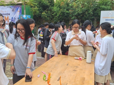 STEPPING STONES EDUCATION ĐỒNG HÀNH CÙNG THPT PHẠM PHÚ THỨ TẠI NGÀY HỘI STEM  AI TỔ CHỨC VÀO 8/5/ 2026