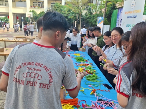 STEPPING STONES EDUCATION ĐỒNG HÀNH CÙNG THPT PHẠM PHÚ THỨ TẠI NGÀY HỘI STEM  AI TỔ CHỨC VÀO 8/5/ 2026
