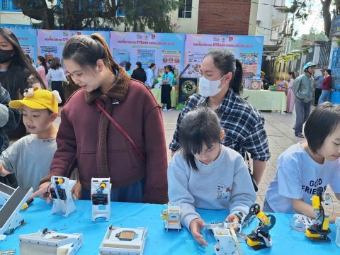 STEPPING STONES EDUCATION ĐỒNG HÀNH CÙNG PHƯỜNG LÂM VIÊN , ĐÀ LẠT TẠI NGÀY HỘI STEAM LẦN THỨ NHẤT TỔ CHỨC VÀO NGÀY 10-5- 2026