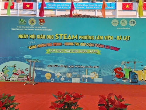 STEPPING STONES EDUCATION ĐỒNG HÀNH CÙNG PHƯỜNG LÂM VIÊN , ĐÀ LẠT TẠI NGÀY HỘI STEAM LẦN THỨ NHẤT TỔ CHỨC VÀO NGÀY 10-5- 2026