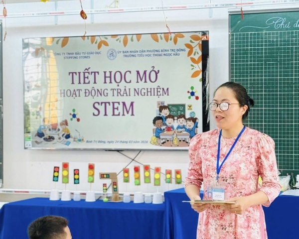 TIẾT HỌC MỞ – MÔN HOẠT ĐỘNG TRẢI NGHIỆM STEM